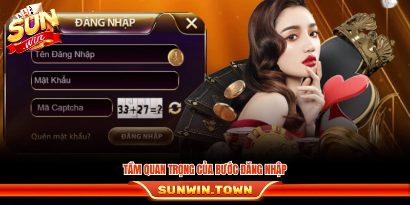 Đăng nhập là bước then chốt để truy cập các tính năng 